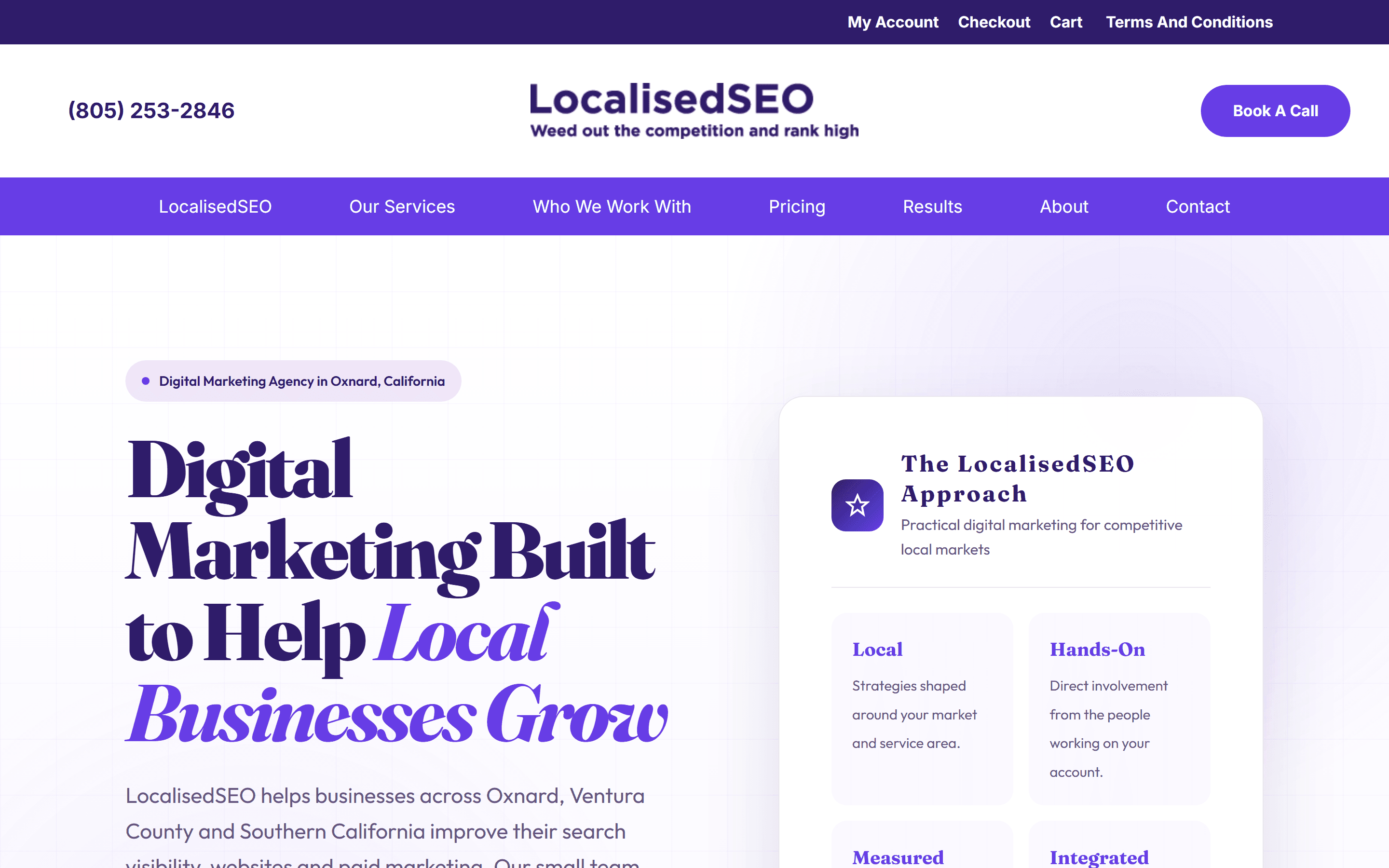 LocalisedSEO website homepage